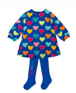 Agatha blue heart dress