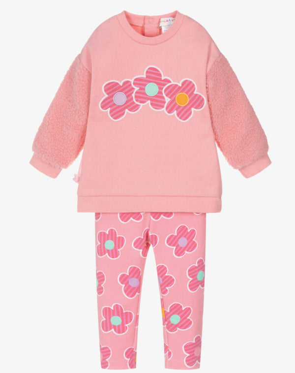 Agatha pastel flower leggings set