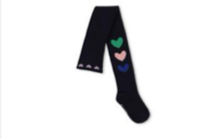 Billie blush navy tights