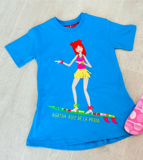 Agatha Ruiz blue surfer dress