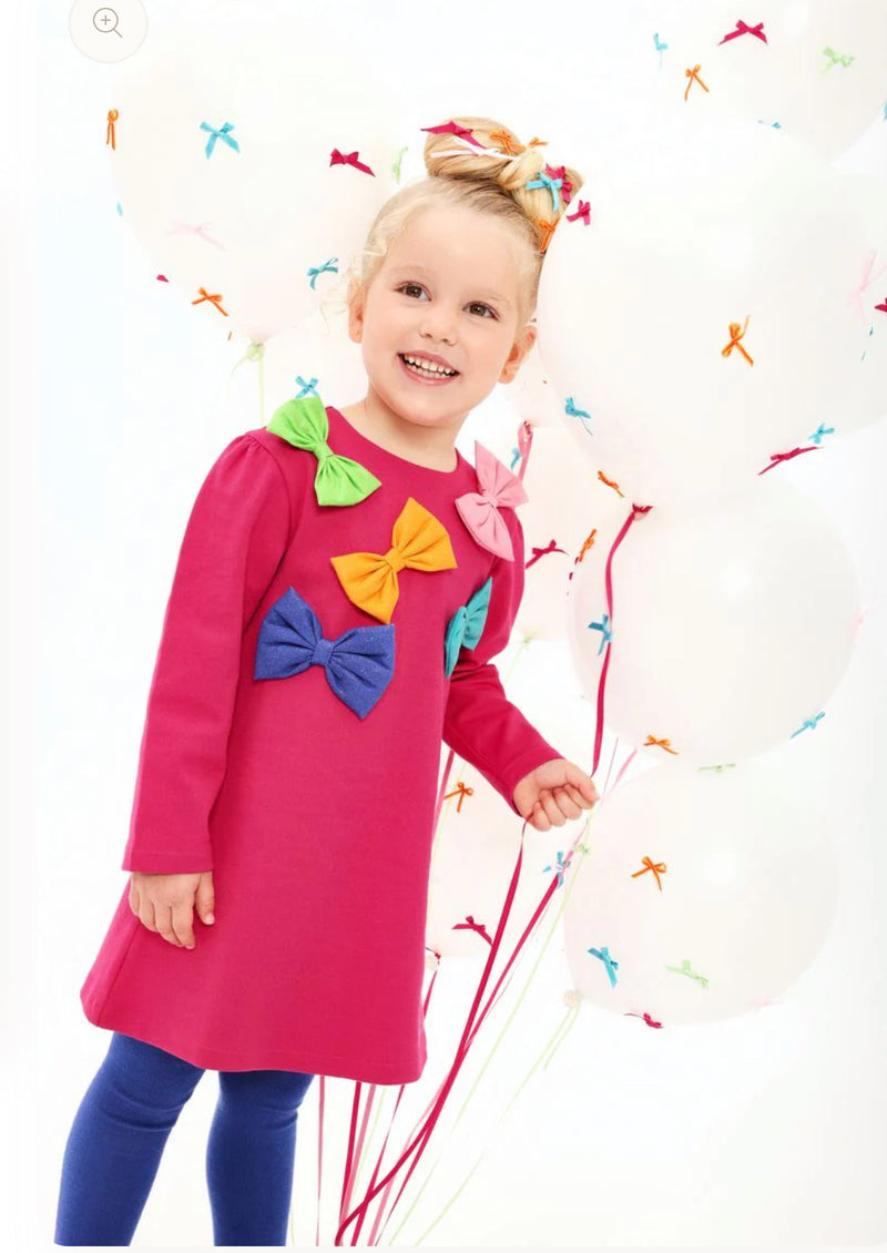 Agatha bow dress & tights