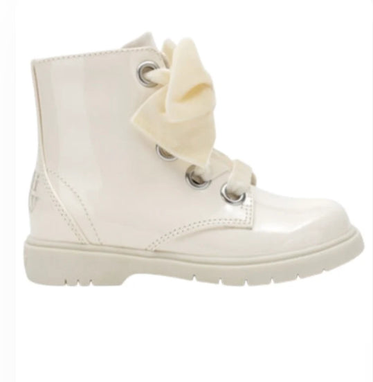 Lelli Kelly fior cream bow boots