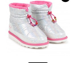 Billieblush silver snow boots