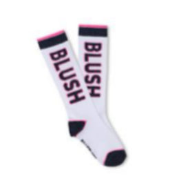 Billie blush white and navy socks