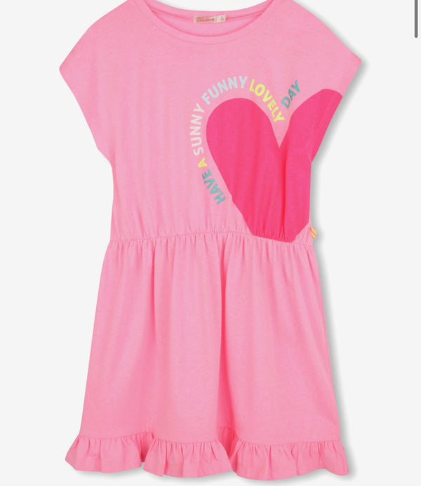 Billie blush heart dress