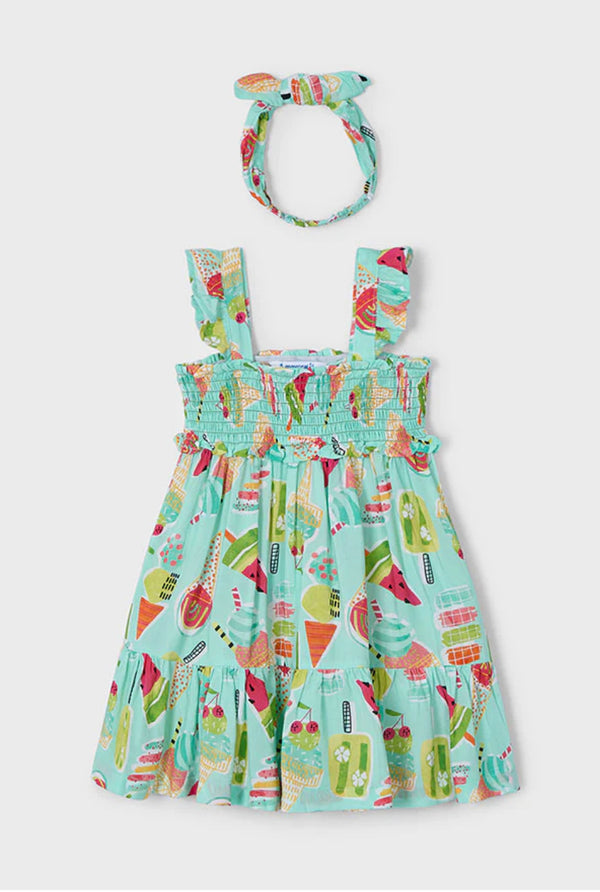 Mayoral ice cream dress and headband