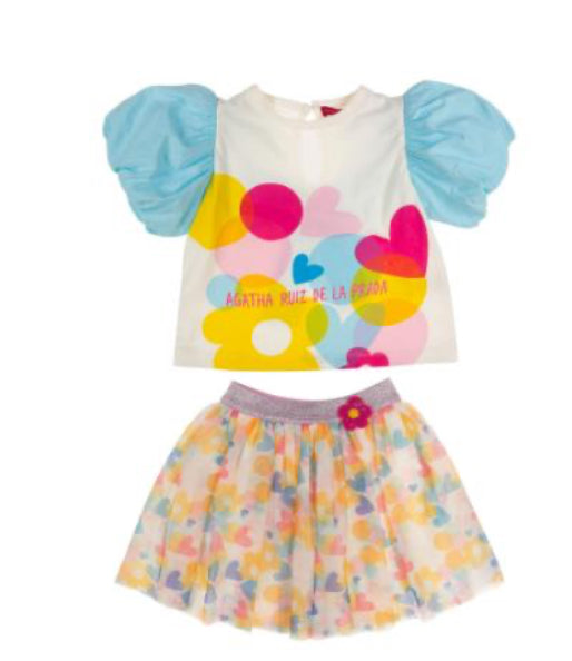 Agatha Ruiz skirt set