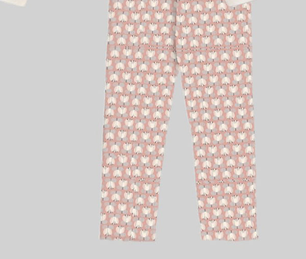 Mayoral pink crotchet leggings set