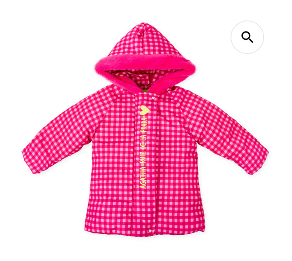 Agatha check coat