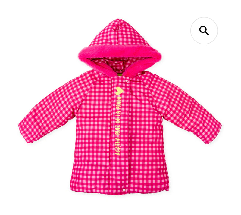 Agatha check coat
