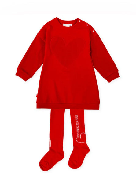 Agatha red heart dress