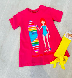 Agatha pink surfer dress
