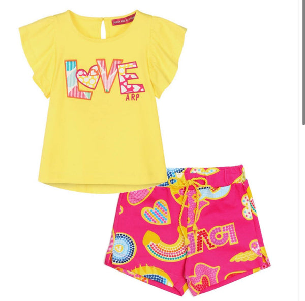 Agatha Ruiz love shorts set