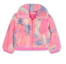 Billie blush fluffy coat