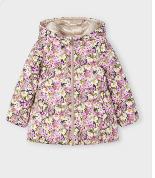 Mayoral flower reversible coat