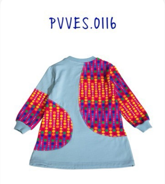 Agatha blue spot dress