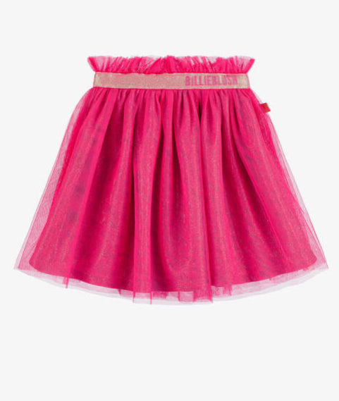 Billieblush neon pink diamond skirt set