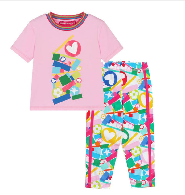 Agatha Ruiz pink leggings set