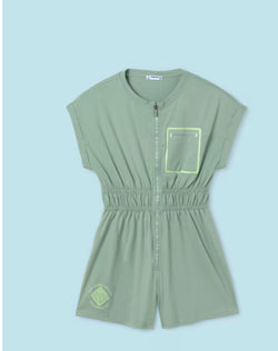 Mayoral mint green playsuit older girls