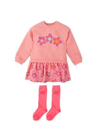 Agatha flower dress & socks