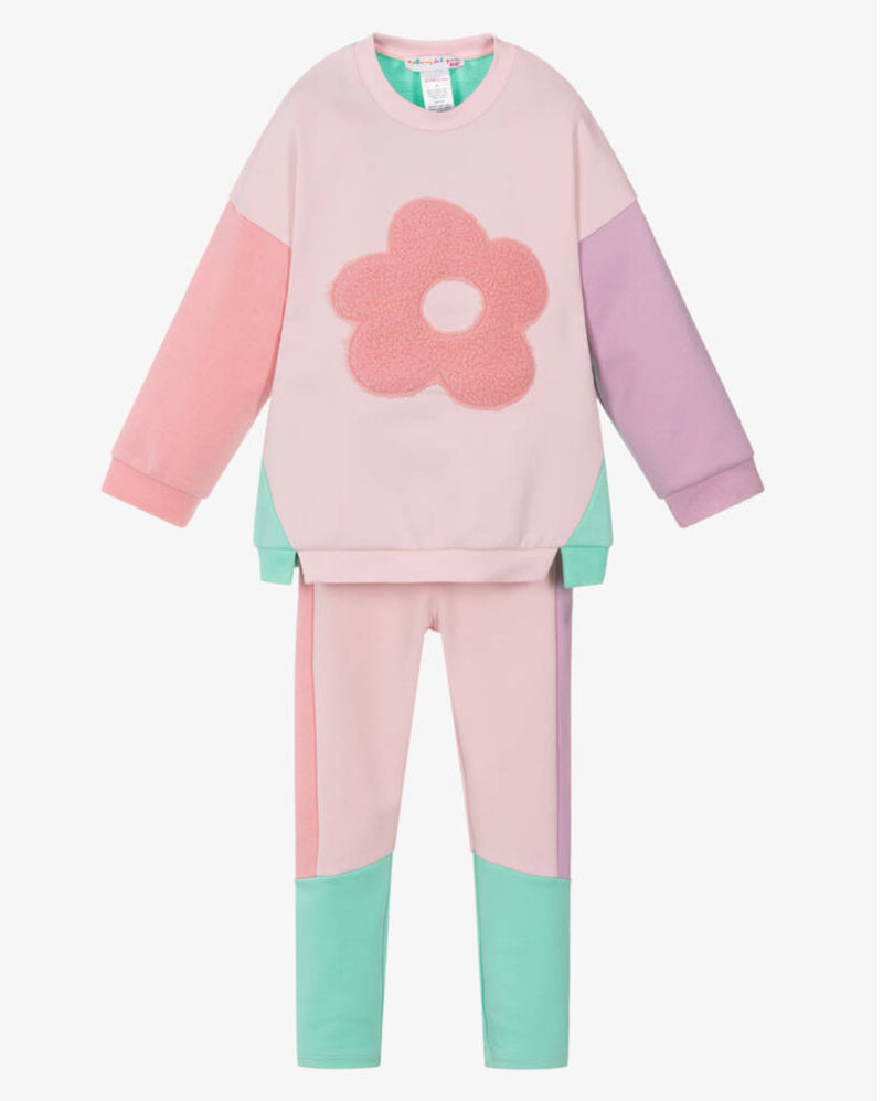 Agatha pastel flower leggings set