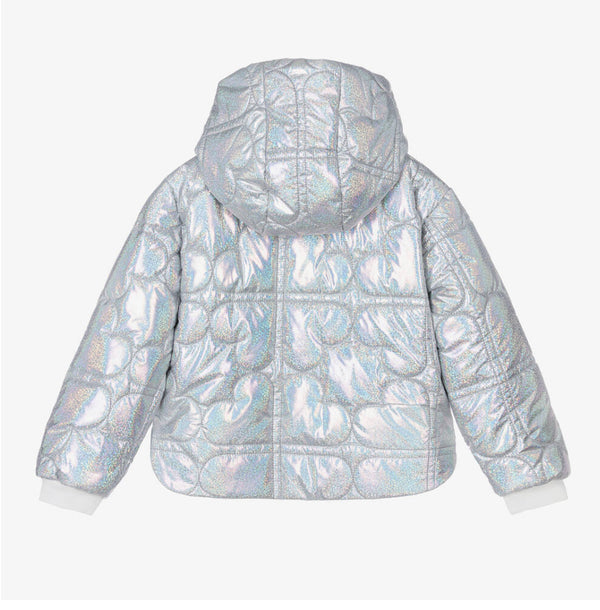 Billie blush silver coat