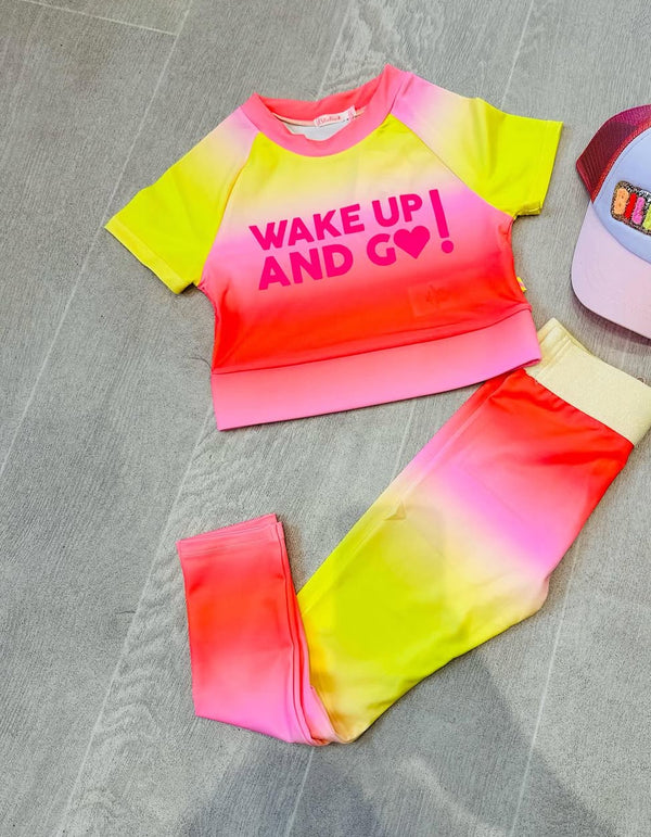 Billie blush gym set