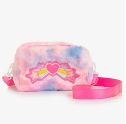Billie blush fluffy bag