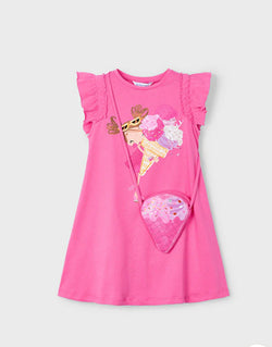 Mayoral pink ice cream dress