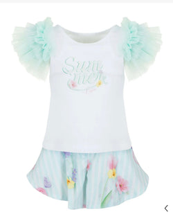 Lapin house tulle shorts set