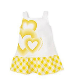 Agatha yellow heart dress