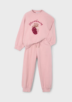 Mayoral strawberry tracksuit