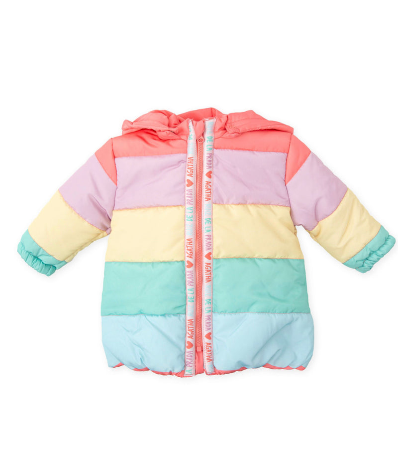 Agatha pastels stripe coat