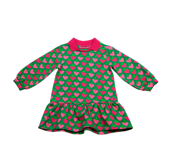 Agatha collar strawberry dress