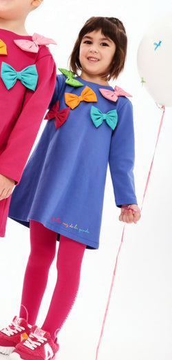Agatha bow dress & tights