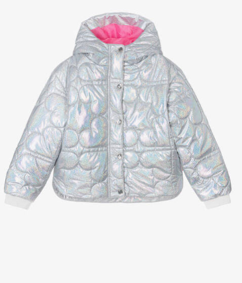 Billie blush silver coat