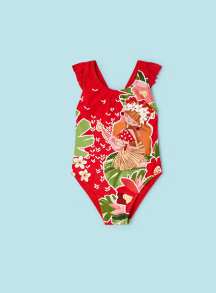 Mayoral red swimming costume