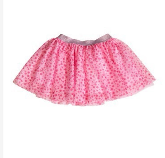 Agatha pink bow skirt set