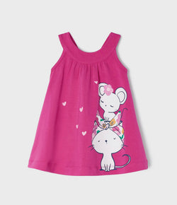 Mayoral pink toddler dress