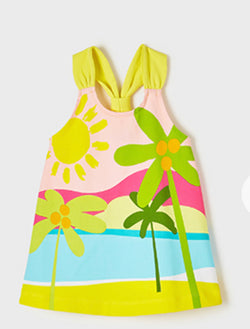 Mayoral toddler tropical dress