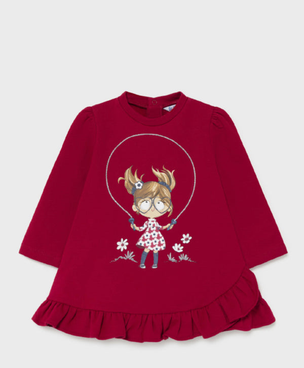 Toddler mayoral red doll dress